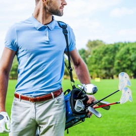 Golf Club Covers, Golf Hybrid Headcover Protective Club Covers, Club Head Covers with Number Labels Golf Protective Head Cover Wood Hybrid Head Cover for Thick Iron Driver