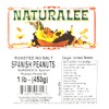 Naturalee Peanuts, With Skin Spanish Peanuts 1 lbs - Roasted