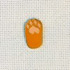 Orange Paw Enamel Magnetic Needle Minder - Tabby Tortie Cat