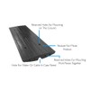 Car Driveway Curb Ramp - Heavy Duty Rubber Threshold Ramp