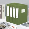 HUA JIE 2 Pack A4 Storage File Boxes Archives Case,65mm