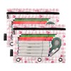 PDYRLEN Binder Pencil Pouches, Bow and Cherry Pencil Case with