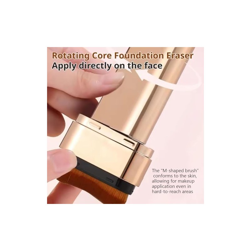Base de maquillaje y corrector iluminador de doble punta, barra