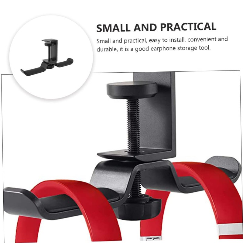 KONTONTY Headphone Holder Headphones Stand Easy Install Desktop Mount for
