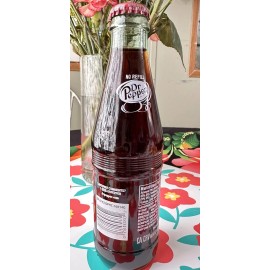Dr pepper 8oz Glass Bottle (Expired content) New Never Opened