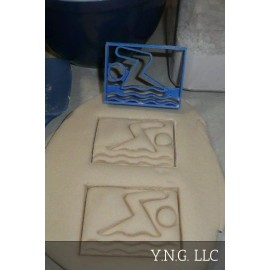 AJT SWIMMING LOGO SCHOOL SWIM SPORT EXERCISE RECREATION COOKIE CUTTER USA PR2498