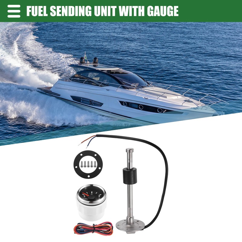 Motoforti Kraftstoff-Füllstandsanzeige-Kit, Kraftstoff-Füllstandsanzeige 7'' (180mm), 1 Satz