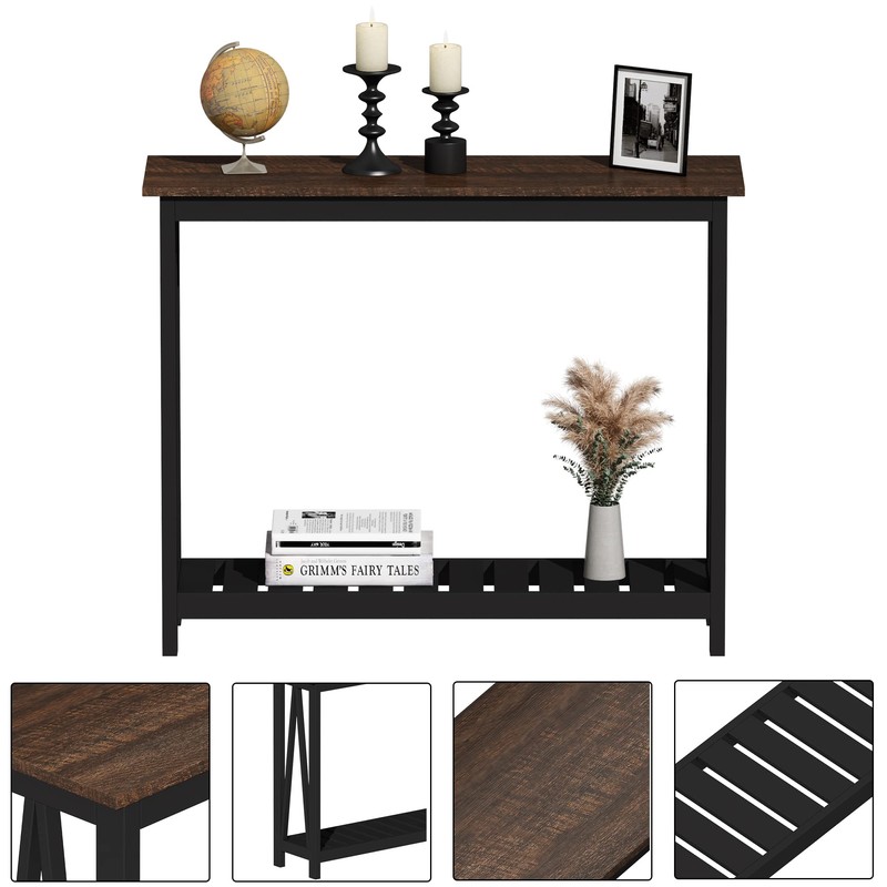 ChooChoo Console Table for Entryway Sofa Tables Living Room Farmhouse,