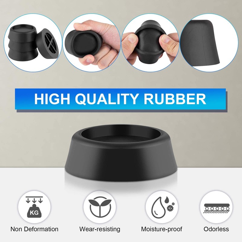 4pcs Anti Vibration Pads for Washing Machine,Shock and Noise Cancelling