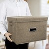 Sturdy Fabric Cube Storage Bin Minimalist Portable Storage Container Space-saving