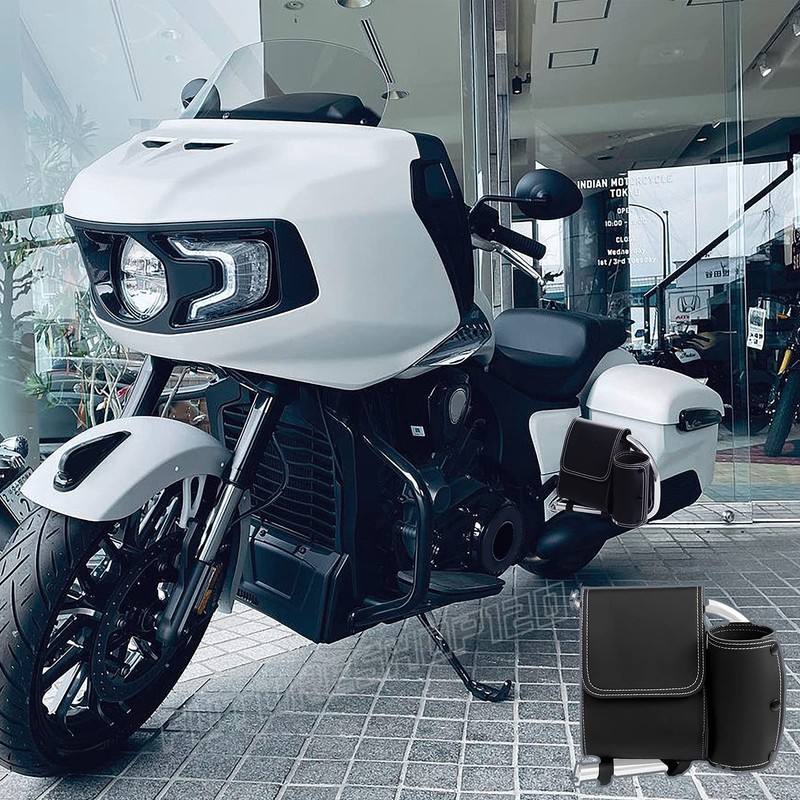 Fbturesop Fit 2023 Indian Challenger Rear Highway Bars Bag Indian