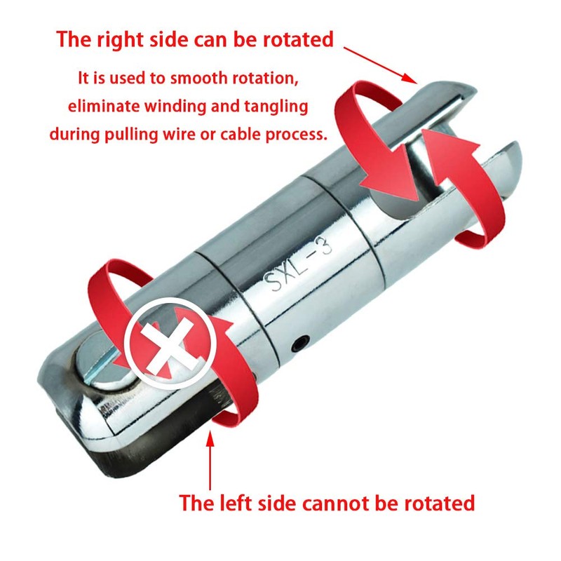 MINGMING.NING Cable Pulling Swivel Wire Bearing Breakaway Swivel 5 Ton