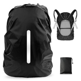 LAMA Waterproof Rain Cover for Backpack, Backpack Rain Cover with Reflective Strip and Antislip Cross Buckle Strap, Ultralight Compact Portable, for Cycling, Hiking, Camping, Traveling