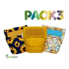 Paquete 3 Pañales Ecopipo G4                                                                                                                          