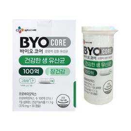 CJ Wellcare 바이오코어 건강한 생 유산균 100억 370mg x 30캡슐 1개 / 써클 BioCore Healthy Live Probiotics 10 Billion 370mg x 30 Capsules 1 Pack / Circle