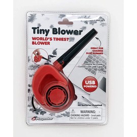 Playmaker Toys Playmaker Tiny Blower - World's Tiniest Blower - Real Working Blower is Great for Chasing Dust Bunnies 10591