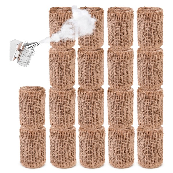 UCandy 15 Pack Jute Burlap Rolls Smoker Fuel, 2.2 lbs