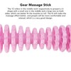 Gear Massage Stick Deep Muscle Relaxation Exercise Liposuction Massage Roller
