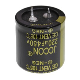 3 Pieces 450V 220uF 30x30 30x30mm 2 Pin Solder Snap-in Terminal Electrolytic Capacitor