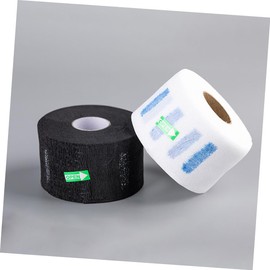BIUDECO 3rolls Hair Cutting Neck Paper Stretchy Strip Cover Odorless Skin-friendly for Salon Use