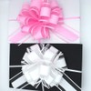 6 Pieces Large Pull Bows, Pink Gift Bow, 6 inches,