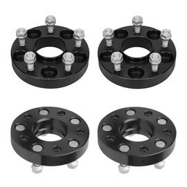 BRTEC 1in Hubcentric 5x4.5 to 5x4.5 Wheel Spacers 2002-2021 for Honda Civic/1997-2021 for Honda CR-V/01-03 for Acura CL/2013-2021 for Acura ILX/2001-2006 for Acura MDX (64.1mm Bore, 12x1.5 Studs)