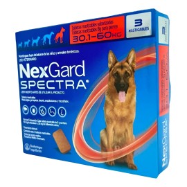 Nex G@rd Xl 30 A 60 Kg 3 Tab Suplemento Para Perro