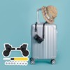 Yibuy 2 x Black Left&Right 9.1cmx9.7x4.9cm DIY Luggage Wheels Replacement