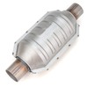 FOMIUZY 2.25 Inch 2.25" Inlet/Outlet Catalytic Converter Universal High Flow