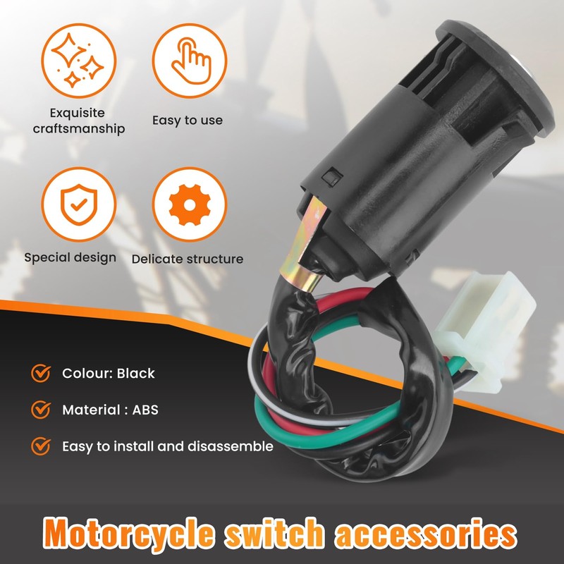 Byttlerom 4 Wire Ignition Switch Key for 50Cc 110Cc 125Cc
