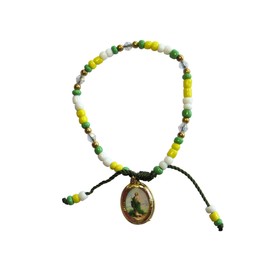 Bead Bracelet with Attached Jude the Apostle Medal