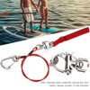 Freediving Lanyard 316 Pro Stainless Steel Safety Rope with Wristband