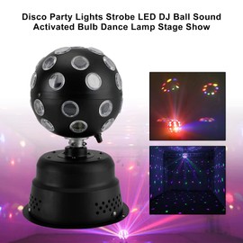 Frezon Disco Party Lights Strobe LED DJ Ball Sound Activated Bulb Dance Lamp Stage Show