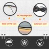 BINQIGOO 2Pcs Grille Lights LED Bar Front Switchback White&Amber LED