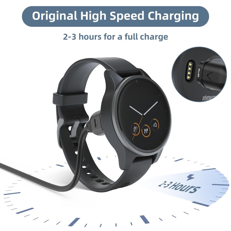 Clolasa USB-C Charging Cable for Garmin Watch Charger
