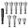 HAPPOW 10PCS Drywall Screw Depth Setter, PH2 Magnetic Positioning Screwdriver