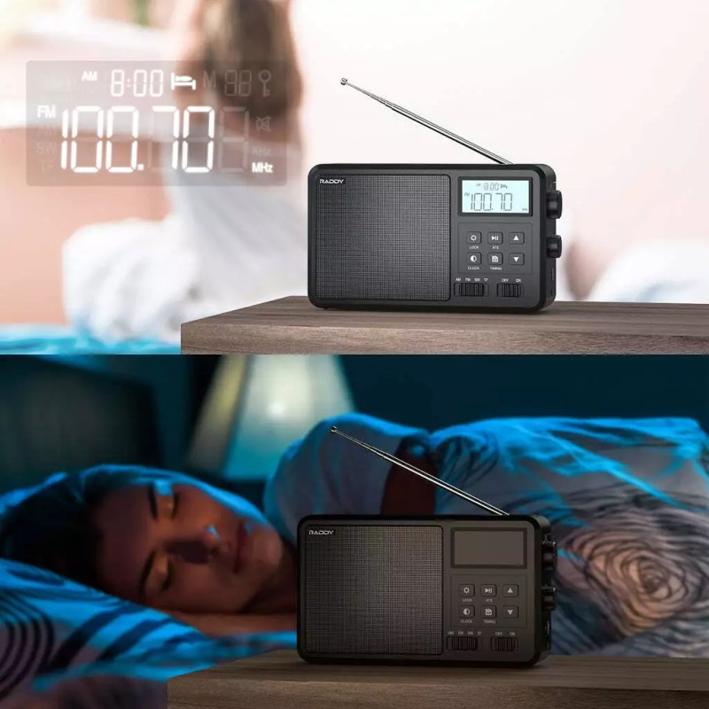 Raddy RF206 Shortwave Radio | FM/AM/SW | 8W Speaker |