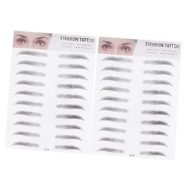 Ipetboom Instant Full Eyebrows Brow Tint Stickers Non-permanent No Wounds for Men Women