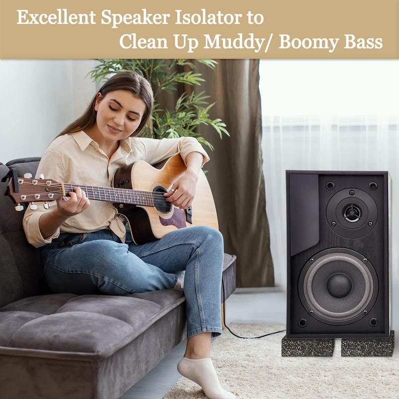BXI Subwoofer Isolation Pad - 2 Pcs 6 X 6