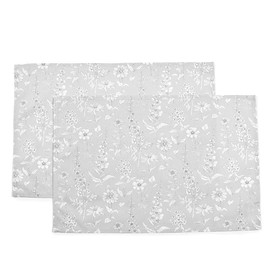 LAURA ASHLEY Lisette N3697620 Placemats (15.7 x 23.6 inches (40 x 60 cm), Set of 2, For Girls, Children, Fabric, Fashionable, Cotton, Lisette Colorful Candy Style