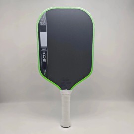 Ben Johns Pickleball Paddle Graphite and Carbon Fiber Composite Agassi Pro Pickleball Paddles PP Core Pickleball AccessoriesMaterial: Carbon Fiber, Color: Kosmo Green 16mm