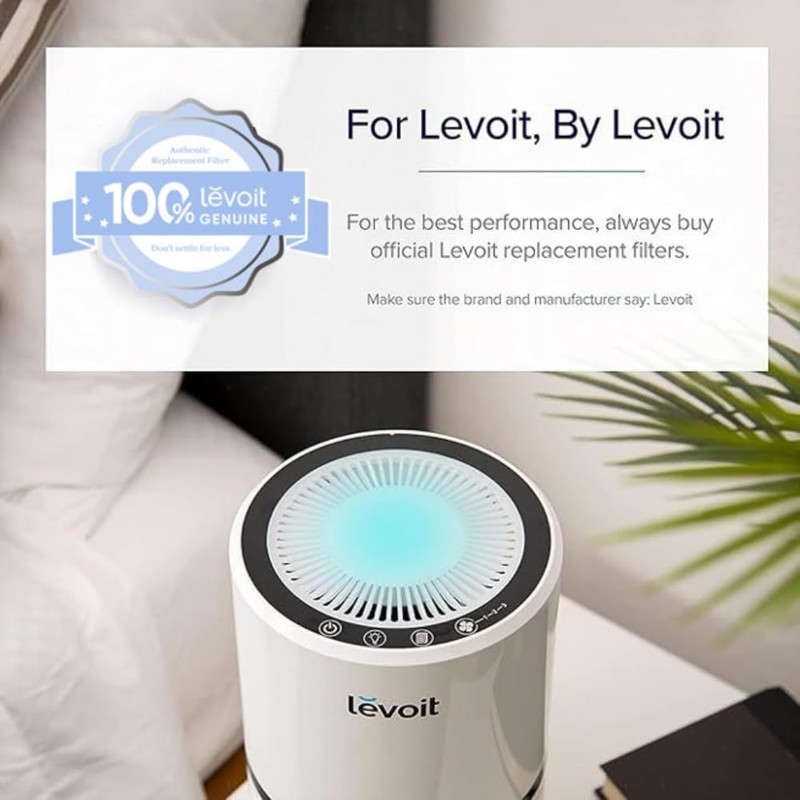 LEVOIT LV-H132 Replacement Filter, Genuine LV-H132-RF Air Purifier Filters, High-Efficiency