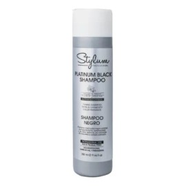 Shampoo Matizador Negro Con Carbon Activado Stylum 280ml                                                                                              