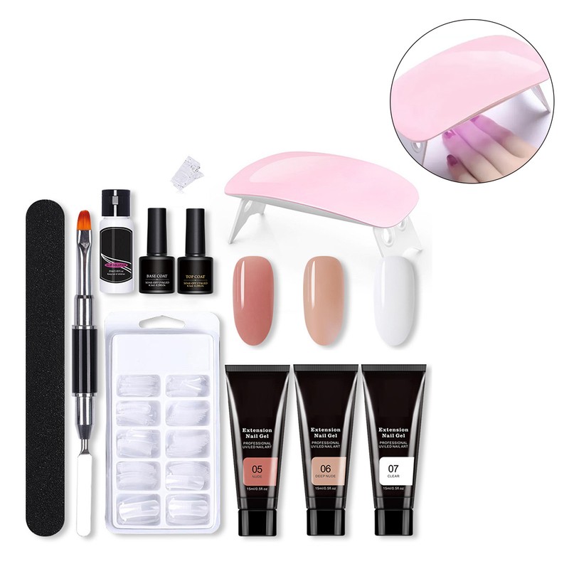 Nail Extension Gel Kit Professional Beautiful Gel Nail Polish Tool