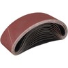 STEBRUAM Pack of 12 Sanding Belts 100 x 610 Grit