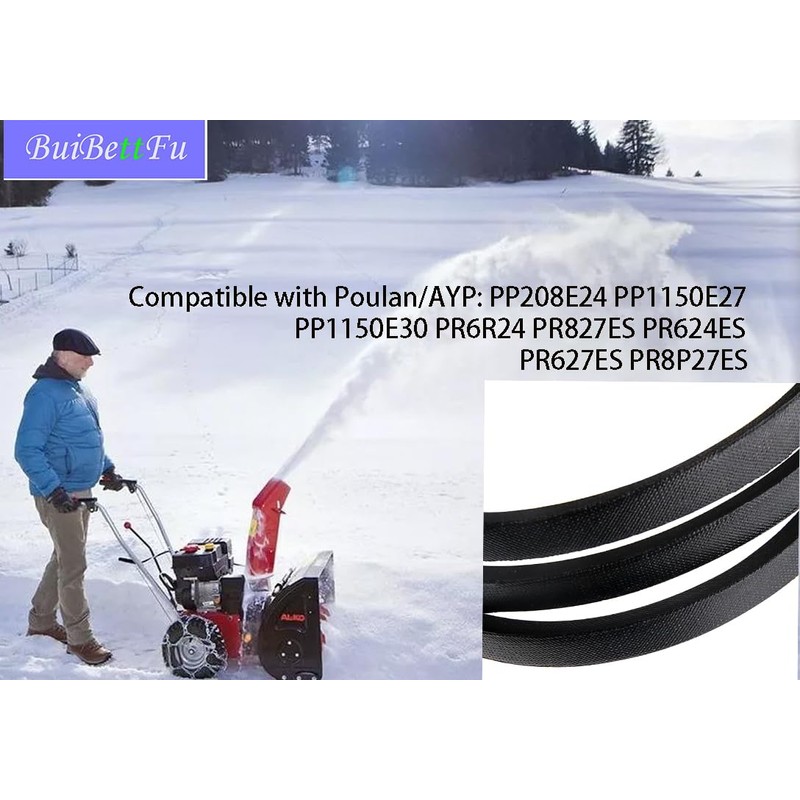 Snowblower 532408007 POULAN Kevlar Replacement Belt for AYP Husq-Varna