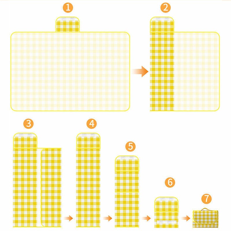 Homeily Picnic Blanket, 150 x 200 cm, Extra Large Outdoor