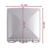 Superior Electric RVA1551W RV Trailer Vent Cover Compatible with Jensen