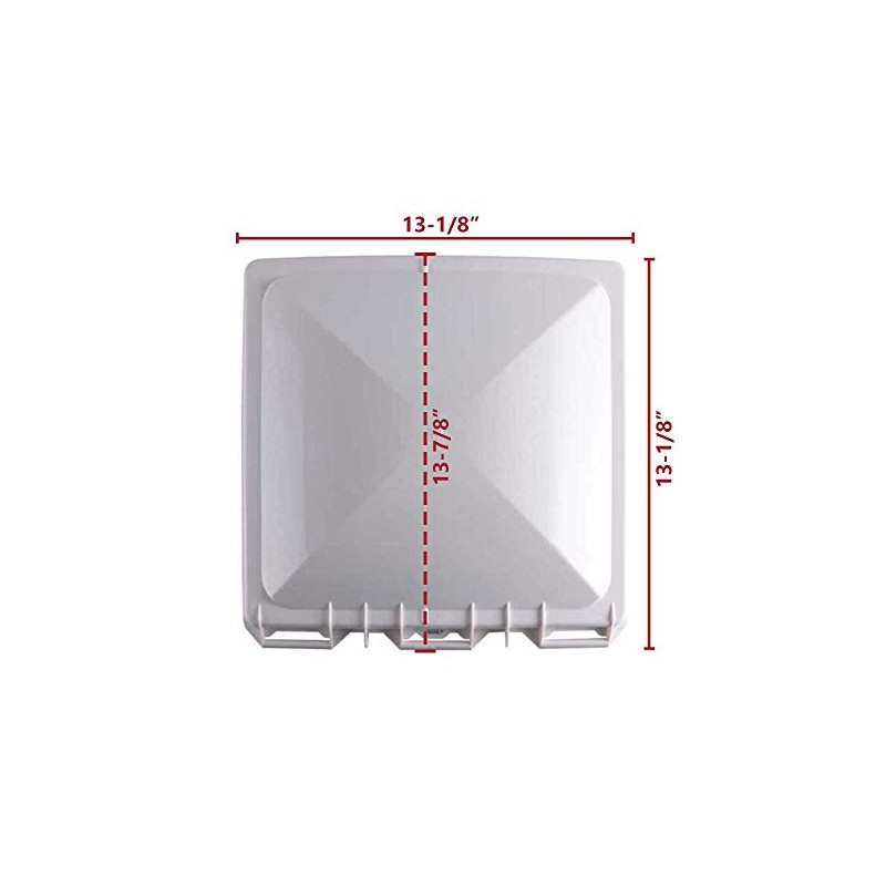 Superior Electric RVA1551W RV Trailer Vent Cover Compatible with Jensen
