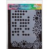 Dyan Reaveley's Dylusions Stencils 9"X12"-Dotted Flowers